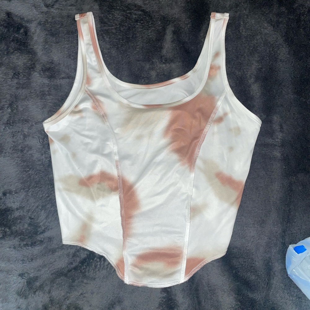 Pastel Pattern Crop Top